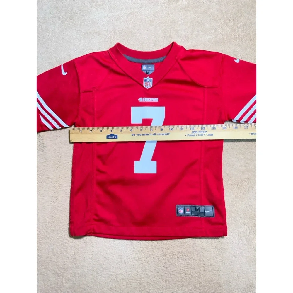 Nike‎ NFL Youth Med San Francisco 49ers Colin Kaepernick #7 Red Football Jersey